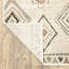 Tapis de style sud-ouest Sally en ivoire / brun clair / gris-1142647159