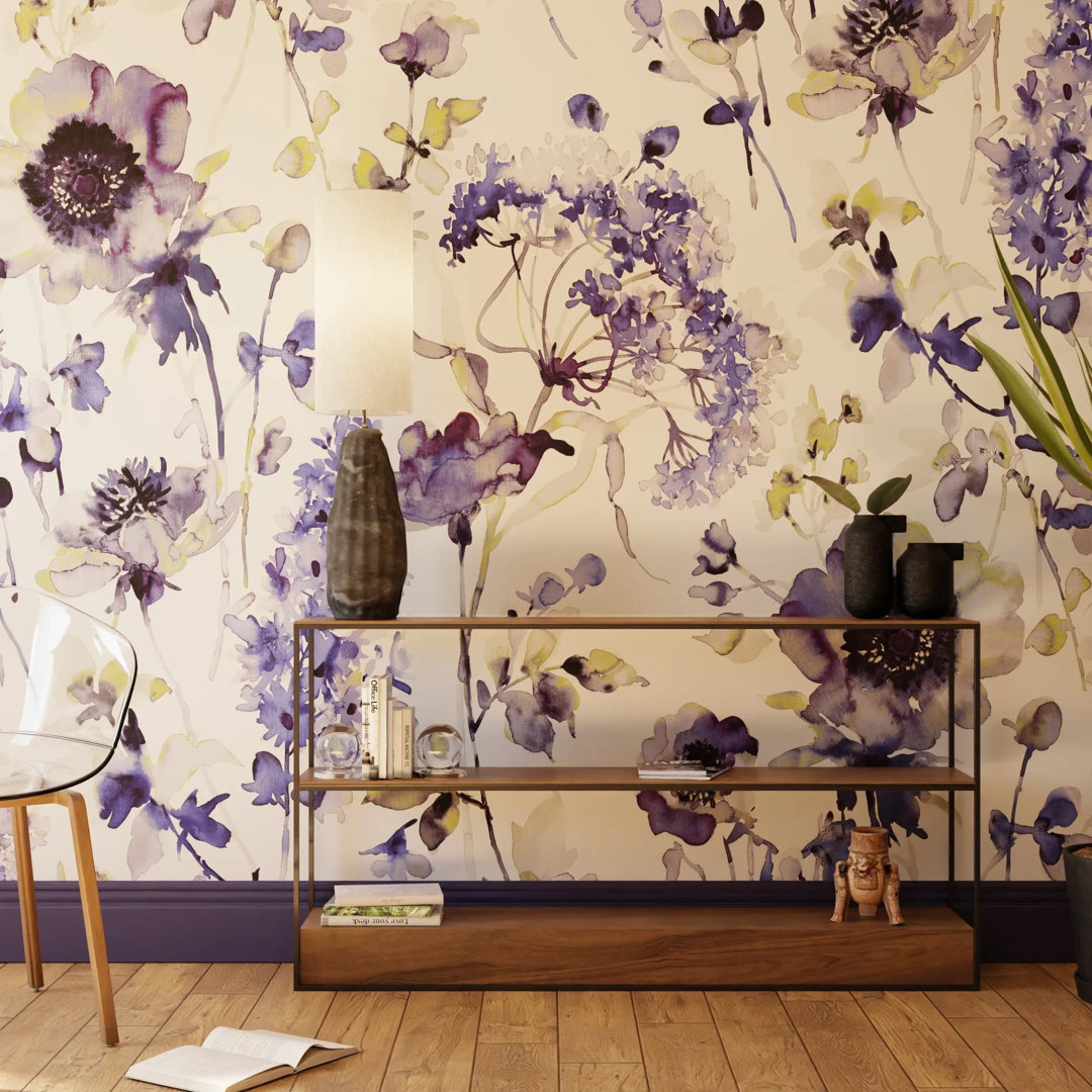 Superfresco Easy Watercolour Floral Print To Order Mural