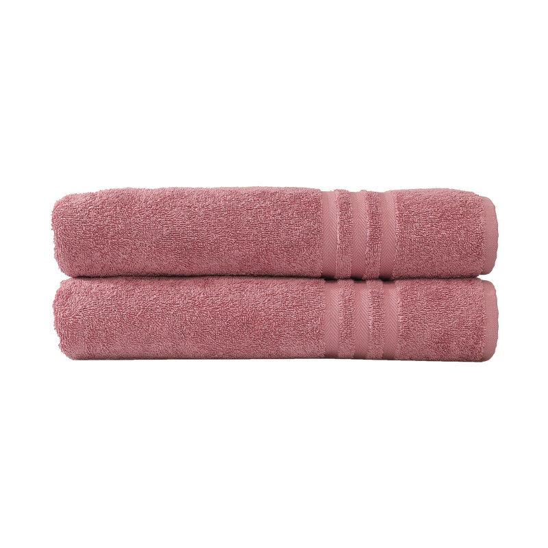 Denzi Midweight Bath Towel, Tea Rose