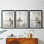 NAUTICAL Series DL - Impression sur mesure encadrée de qualité supérieure - 3 pièces
