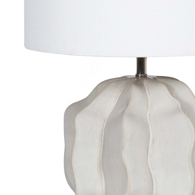 Mini lampe en céramique Destin, Blanc