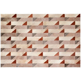 Art Hide X Greg Natale Cowhide Block Print Area Rug