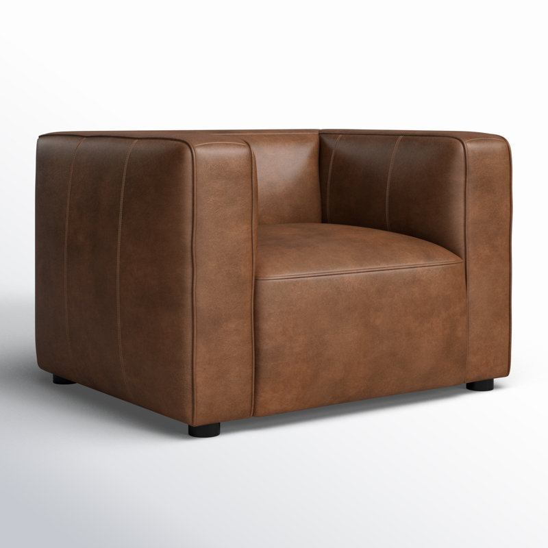 Fauteuil en cuir 51 po Kenisha