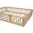 Wood Full Size House Platform Bed With Guardrail, Natural-1686660619