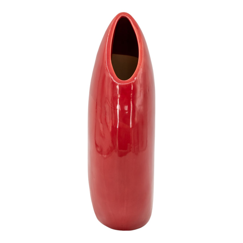 Handmade Ceramic / Porcelain Table Vase, 16.75" H x 11" W x 5" D