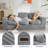 Boneless 74.8" Upholstered Sofa Couch-127882777