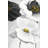 Assorted White Flowers - Bathroom Floral Metal Print Decor