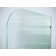 Aurora 30 in. x 78 in. Fully Frameless Fluted Radius Single Fixed Shower Panel