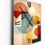 Horloge murale abstraite Mid-Century-99636053