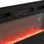 Metro Lane 178 cm W Black Electric TV Stand with 5000 BTU