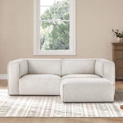 Thompson - 2 Piece Upholstered Sofa With Ottoman
