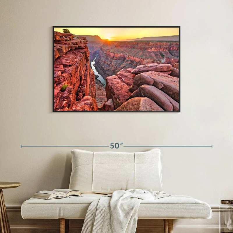 Alvord Sunrise Over Grand Canyon, H 27 po x l 40 po