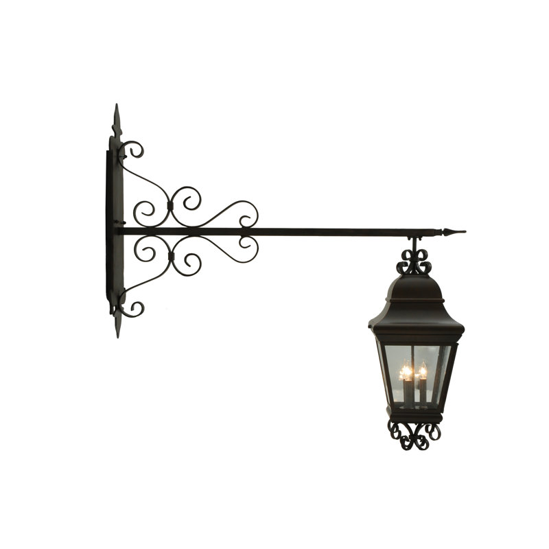 Monaco Solid Brass Armed Sconce