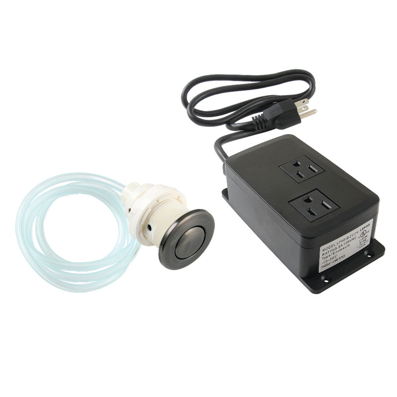Kingston Brass Trimscape Dual Outlet Garbage Disposal Air Switch Kit