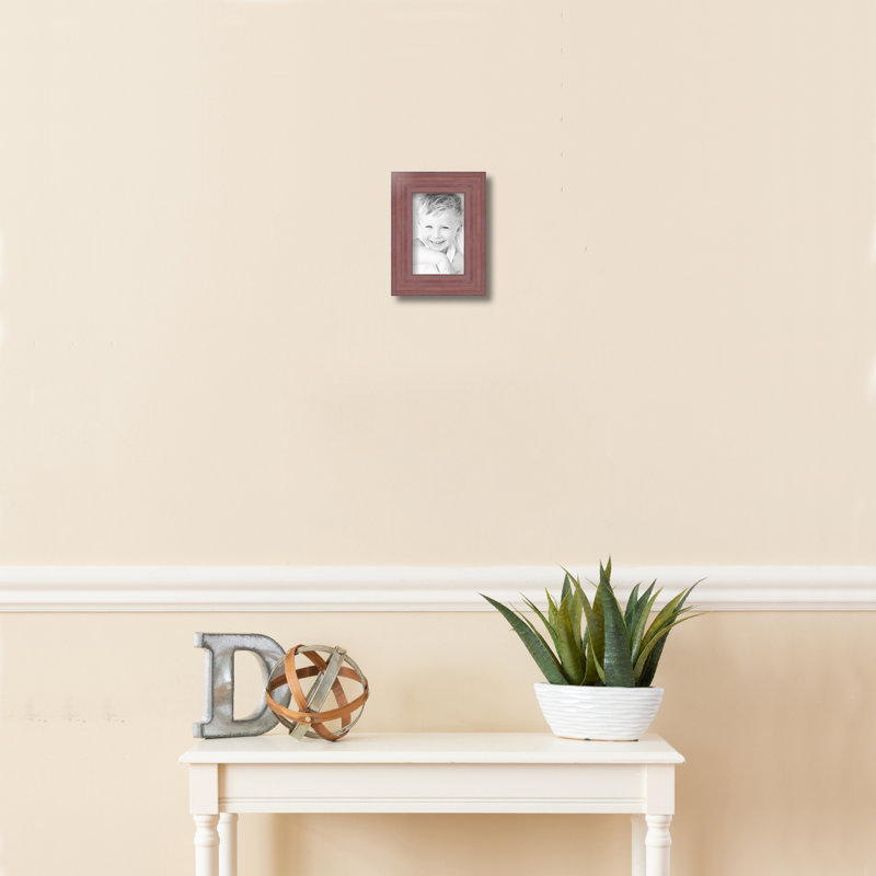 Cadre photo en bois de grange mauve strié 8 x 12 po Arttoframes, 4 po x 6 po