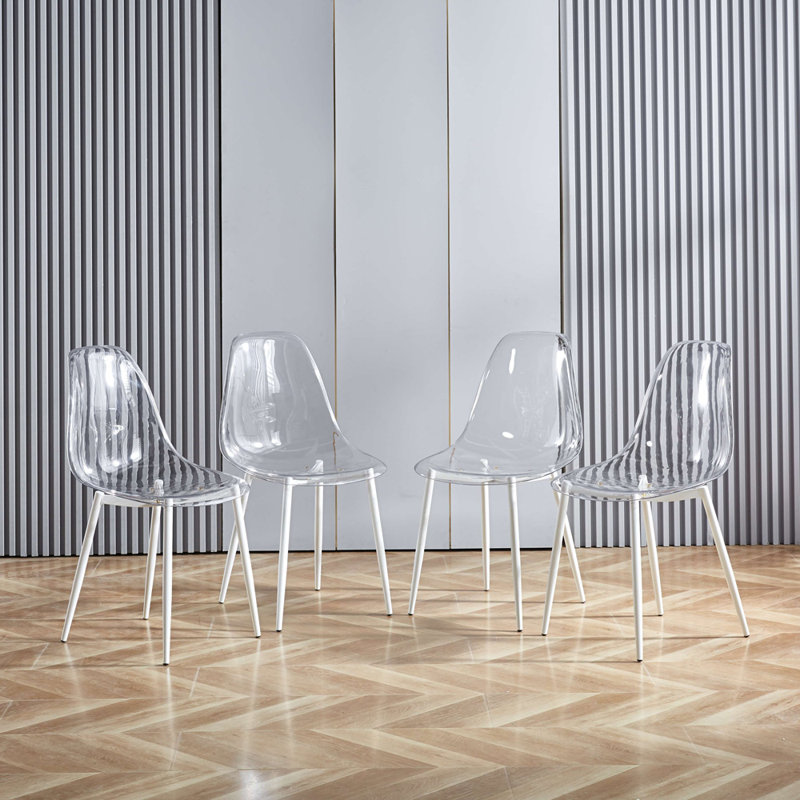 Chaise en plastique, Transparence