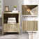 Arrilla 25" 1 - Drawer Nightstand with Built-in Outlets