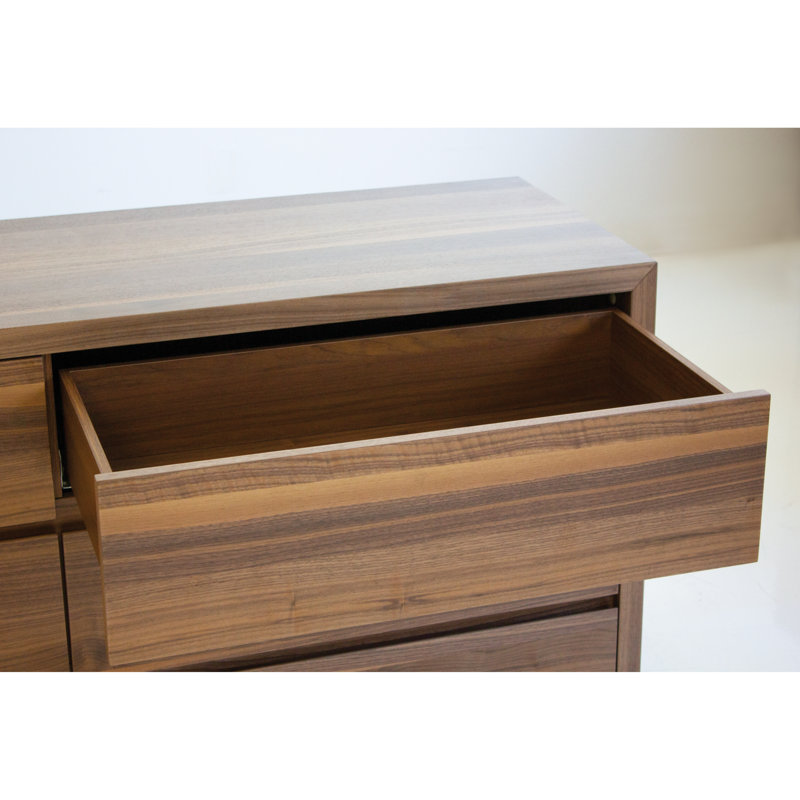 Blanche 67'' W 6 - Drawer Dresser, Walnut