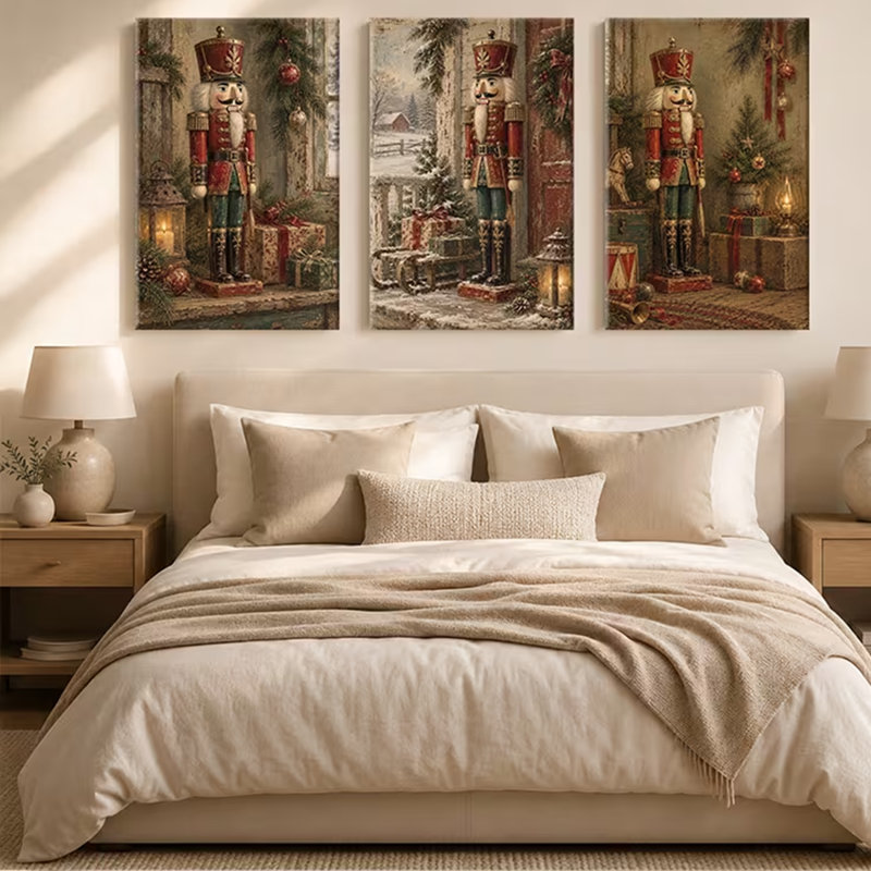 3 Piece Wrapped Canvas Wall Art, 90cm H x 60cm W