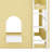 Dreamy Loft Bed Built-in LED Light String-368281706-368281684