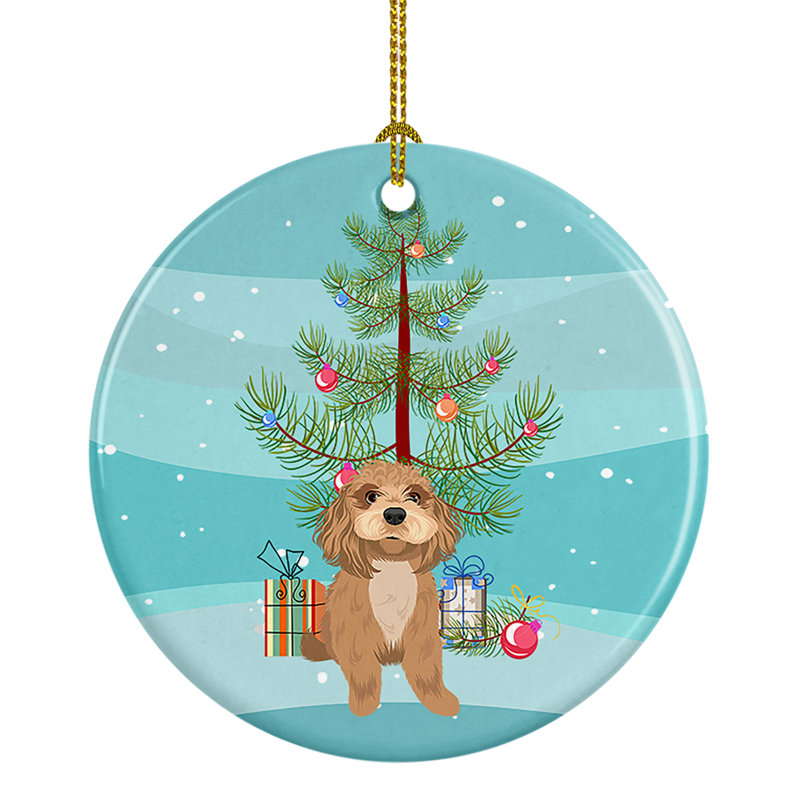 Décoration de Noël Shih-Tzu, Shih-Tzu rouge