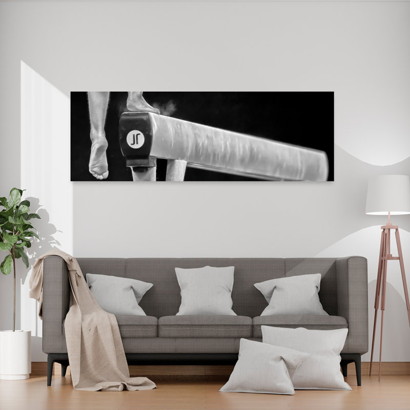 «Graceful Gymnastic Balance», art mural contemporain, H 20 po x l 60 po