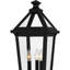 Lampadaire d'extérieur 3 lumières noir mat Achaius