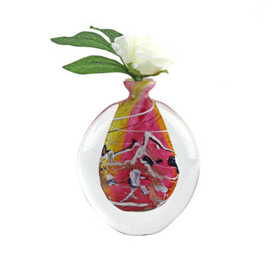 Soleil European Art Glass Vase Orchidee
