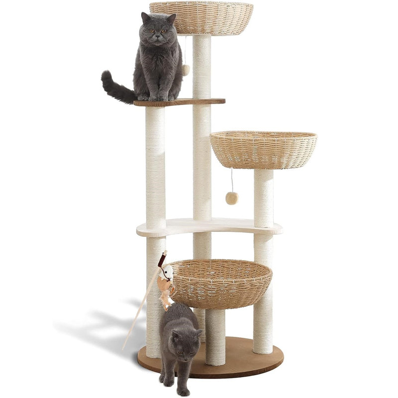 53.54 " H Cat Tree / Condo