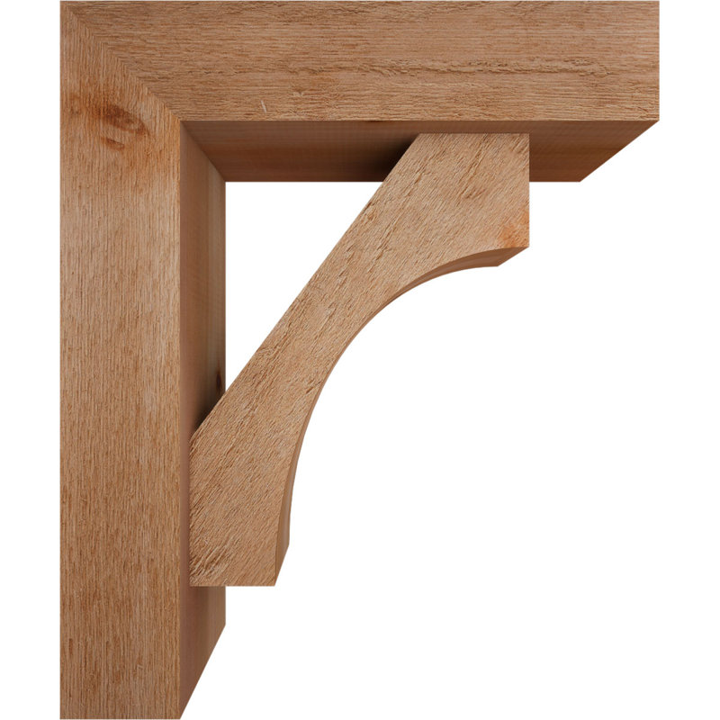 Support Westlake Block avec support décalé, 24 x 20, Cèdre rouge occidental de l 6 po (scié brut)