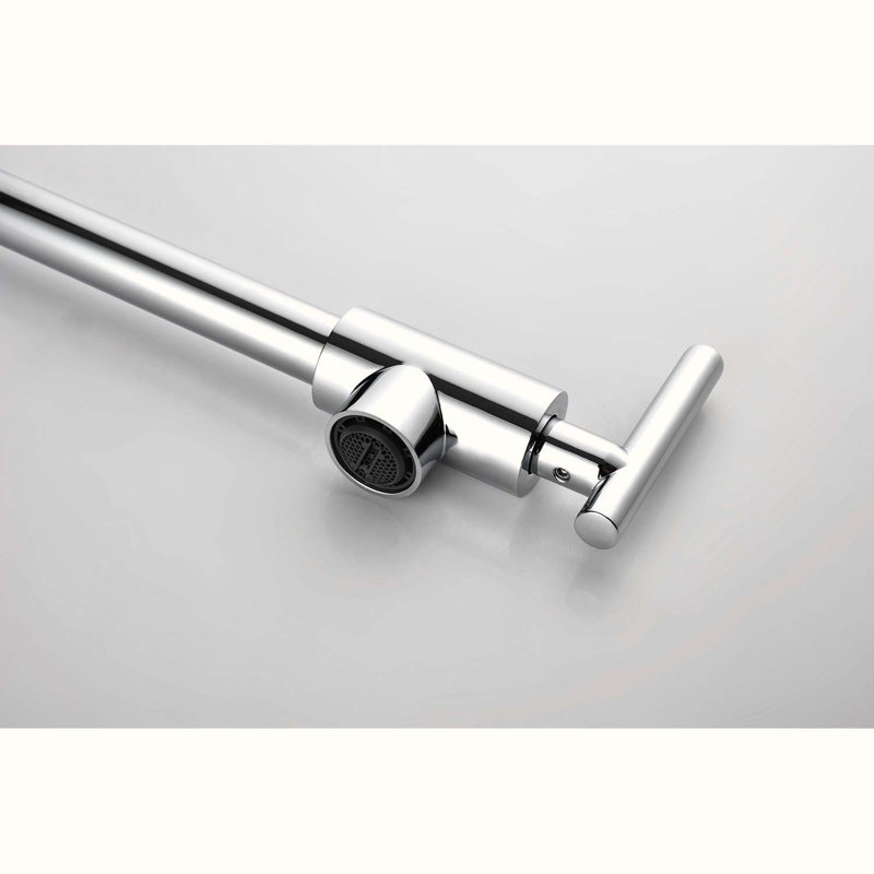 Chrome Wall Mount Folding Kitchen Pot Filler Faucet