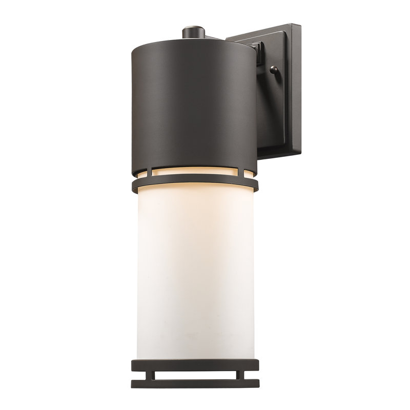 Baniya Glass LED Wall Light, Deep Bronze