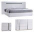 Ensemble de chambre à coucher personnalisable de plate-forme honora