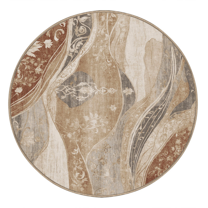 Luminous Mirage Rug, Round 3'