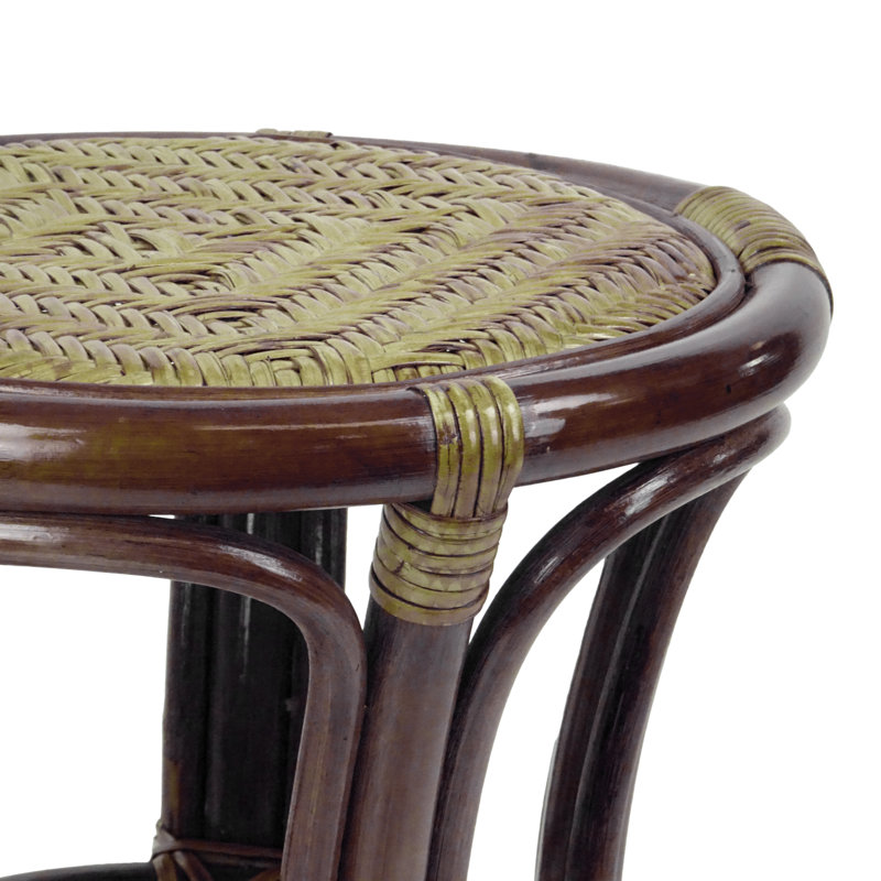 Tabouret d'appoint Romel, Marron foncé