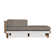 Catalina Outdoor Teak Chaise Lounge