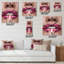 Horloge murale femme avec un doigt sur la bouche-1446440776