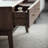 Simple solid wood elevating coffee table