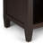 Carlton 24"W Solid Wood Transitional Nightstand with 2 Drawers, Open Storage Shelf and Bronze Hardware-1304855613