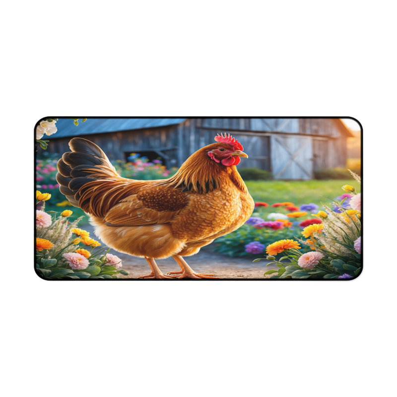 Polyester Desk Pad, 14.4x12.1