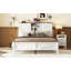 Lit plateforme avec porte de grange et station de charge Modern Elegance-118414060-118414063