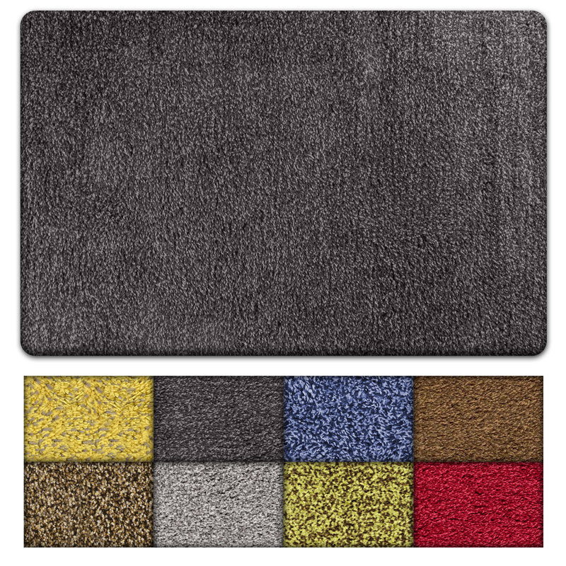 Red Polyester Non-Slip Outdoor Doormat 24" x 36"