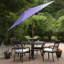 Parasol de marché pour terrasse 9 pi avec manivelle et inclinaison-62487303