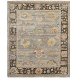 Colorburst Oushak Hand Knotted Area Rug