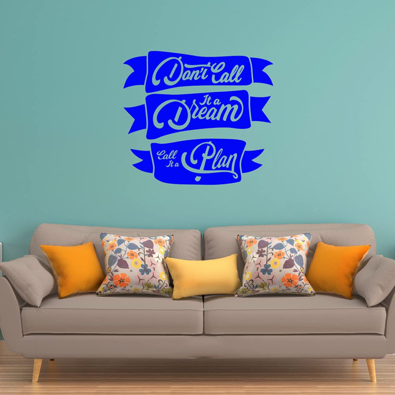 Adhésif décoratif, H 23 po x l 27 po, Bleu