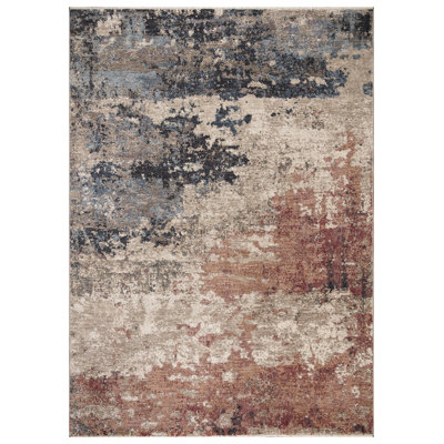 Pandora Abstract Multi Power Loom Rug