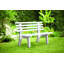 Banc de jardin 2 places en PVC résistant aux intempéries-16310068
