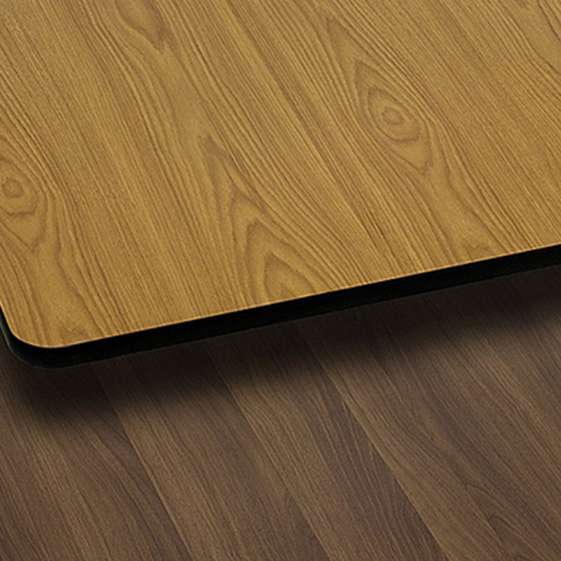 Table Top with Reversible Laminate Top, Natural/Walnut, 24"W x 30"L