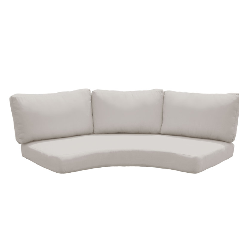 River Brook Outdoor 6'' Replacement Cushion Set Cushion, Beige Performance