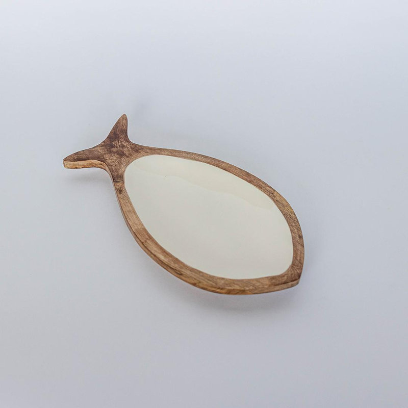 Fish Shaped Wooden Tray